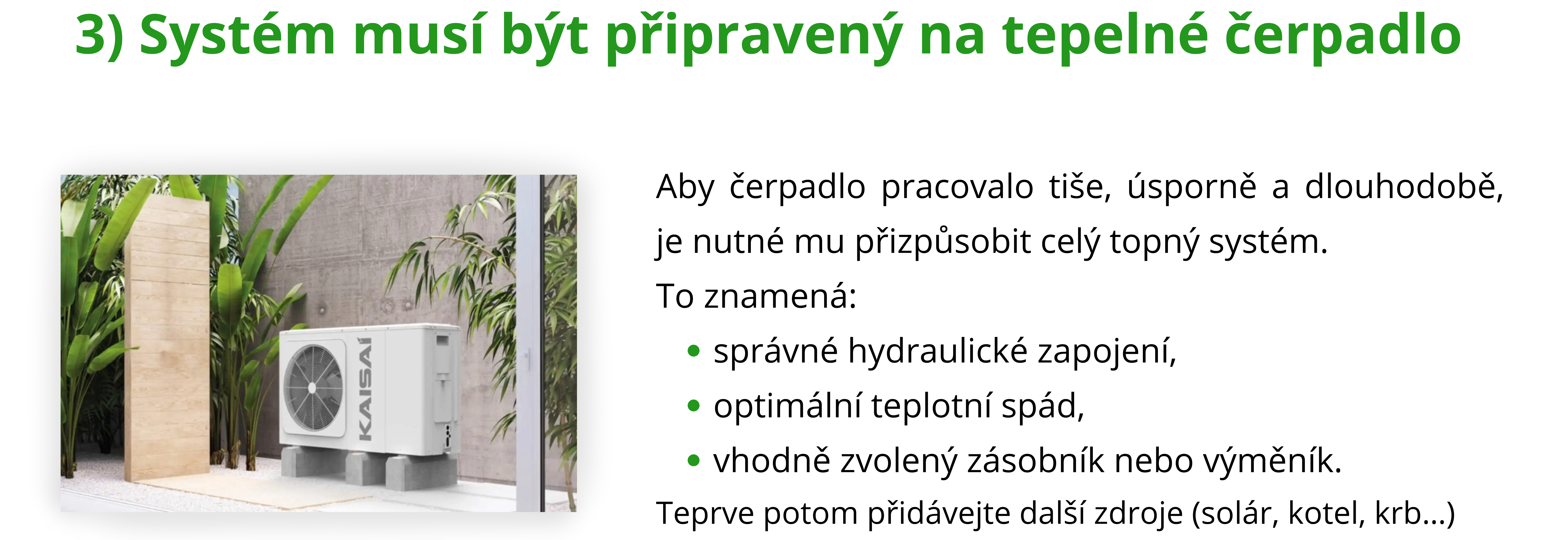 Objevte výhody tepelných čerpadel KAISAI (4)